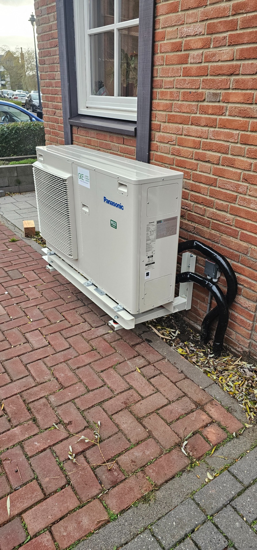 Panasonic lucht-water warmtepomp R32